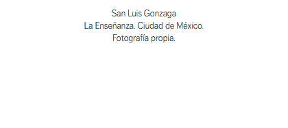 San Luis Gonzaga La Enseñanza. Ciudad de México. Fotografía propia.